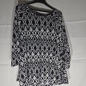 Kim and Cami Sweater Women 2X Long Sleeve Lightweight Knit Stretch Pullover